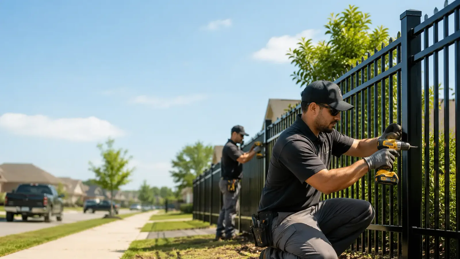 Metal Fence Installation in Milledgeville, OH